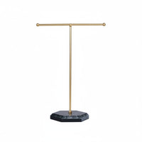 T-Shaped Jewelry Display Stand Detachable Design Desktop Jewelry Tree Easy