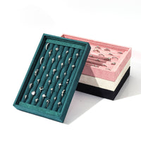 Band Display Stand Scratch Resistant Velvet Band Tray for Vanity Table