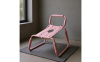 Center Cutout Central Opening Adjustable Hydraulic Saddle Stool Metal Frame Adjustable Saddle Stool Backrest Handle Seat Furniture High Load Capacity