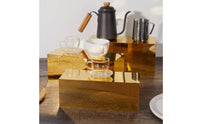 5 Pieces 5 Piece Buffet Display Set Multipurpose Acrylic Display Riser Set Mirrored Food Riser Easy Cleaning & Maintenance