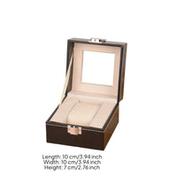 Single Watch Display Box Particle-Resistant Single Watch Box Soft Interior Lining Elegant Design
