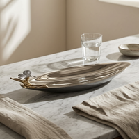 Oval Fruit Tray Compact Dish Practical for Sideboard