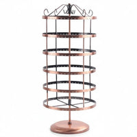 6 Tier Rotating Earring Stand Large Capacity Rotating Jewelry Display