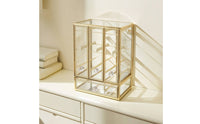 Jewelry Organizer with Hanging Rods Clear for Vanity, Dresser