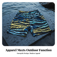 Men's Quick Dry Beach Shorts, Sun Protection, Loose Fit
