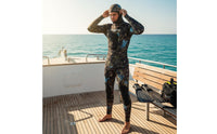 Heat Retention Split Wetsuit Flexible Thermal Wetsuit Stretchy Fit Thermal Diving Suit Breathable Cell Lining for Professionals, Freediving, Snorkeling, Surfing