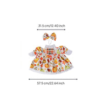 Thanksgiving Goose Outfit Lace Collar Porch Goose Outfit Puff Sleeves