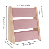 3-Tier Necklace Display Stand Large Capacity Solid Wood Necklace Hanger Soft Textile Lining Desktop Jewelry Display Rack for Market Stall