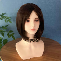 Wig Display Head Smooth Finish Hairpiece Head Mannequin Material for Salon