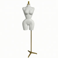 Mannequin Torso with Stand Sturdy Female Mannequin Torso Manikin for Boutiques, Photographers, Retail Stores, Shop Displays