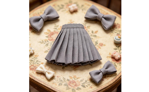 Blythe Doll Skirt With Belt Doll Pleated Skirt for Hobbyists