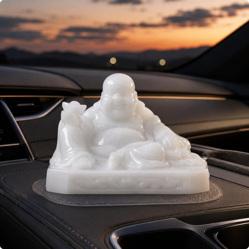 Maitreya Buddha Statue Smooth Buddha Ornament Gift Idea Home Decoration for Tea Pet Display