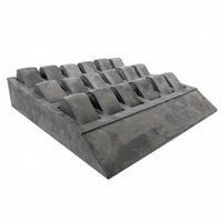 Slanted Watch Display Tray Multi-Row 18 Slot Watch Tray Raised Cushions Accessory Storage