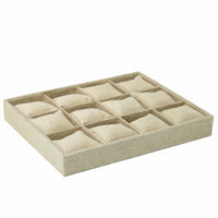 Watch Tray with Pillows Rectangular Bangle Display Holder Preservation Organizer for Collectors