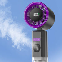 Mini Cooling Mist Fan Low Noise Portable Water Spray Fan for Outdoor, Office