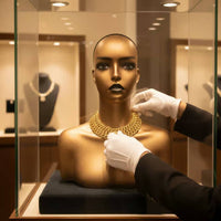 Mannequin Head Bust Realistic Look Hairpiece Mannequin Head Smooth Surface Necklace Display Bust for Cosmetologists