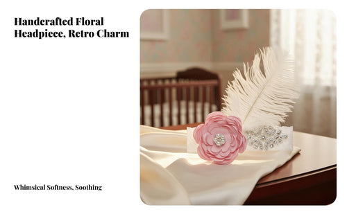 Crystal Tiara Hairband Photo Prop Baby Crown Headband Infant Flower Crown Cute Designs Elastic Princess Headband for Holidays