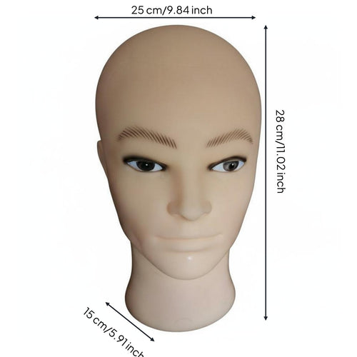 Easy to Clean Facial Massage Training Head Reusable Facial Acupressure Practice Model Realistic Feel for Estheticians, Beauty School