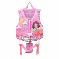 Adjustable Buoyancy Vest Secure Fit Children's Swim Vest Quick-Dry for Drifting