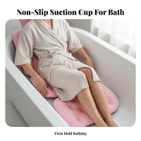 Full Full-Length Bathtub Pad Soft & Comfortable Non-Slip Bathtub Mat Spa Bath Mat Breathable Material Ergonomic Bath Lounger