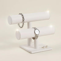 2 Tier Bracelet Holder Scratch Resistant Bangle Stand Easy to Assemble
