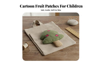 Sew-On Option Cartoon Tree Clothing Accessory Soft Textile Stuffed Tree Applique DIY for Teens, Fashion Enthusiasts, Bags, Shoes