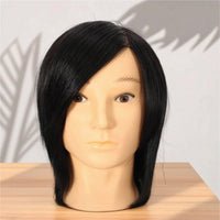 Human Hair Mannequin Head Sturdy Mannequin Head with Stand Sturdy for Students