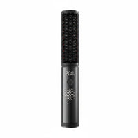 Wireless Straightening Brush Rapid Heating Negative Ionic Hair Straightener