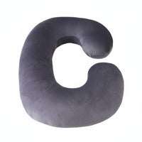 Side Pillow Detachable Bedding Accessory Soft Velvet Material for Women