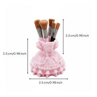 Dollhouse Makeup Accessory Scene Model Miniature Cosmetic Brush Stand Realistic