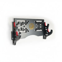 Chinese Design Rack Tai Energy Bagua Pattern Wall Mounted Blade Rack for Dojo