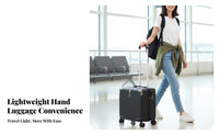 18-Inch Carry-on Case Organized Interior Hardshell Carry-on for Students