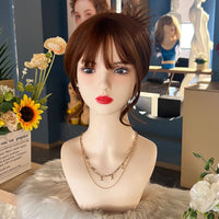 Female Display Head Eyelashes and Mouth Beauty Accessory Sturdy PVC