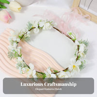 Children Princess Crystal Flower Headband, Floral Girl Performance Hairpiece, Sweet Elegant Design, Multiple Styles