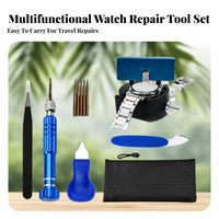12 Pieces Beginner-Friendly Watch Case Access Er Tool Set Adjustable Watch Case Access Er Toolkit Long-Lasting for Beginners, Hobbyists