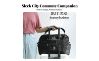 Airplane Friendly Large Capacity Weekender Bag Multiple Carrying Options Weekender Duffel Bag Sturdy for Women, Short Trips, Airport, Beach