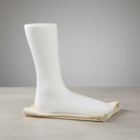 4 Pieces PVC Foot Model Flat Bottom Retail Fixture Stable Base