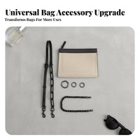 Stylish Chain Bag Liner and Strap Set Easy to Install Toiletry Pouch Conversion Kit Long-Lasting for Women, Travelers, Purses, Daily Use