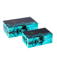 Jewelry Box with Velvet Velvet-Lined Ornate Jewelry Storage Box Soft for Women
