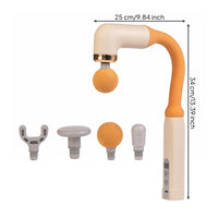 U-Shaped Massage USB-C Charging Handheld Fascia Massager Cordless