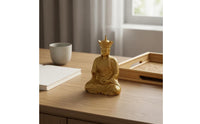 Dizang Bodhisattva Figurine Alloy Dizang Bodhisattva Figurine Ornate Household Adornment Decor