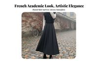 3 Pieces Academic Aesthetic 3-Piece Set Autumn Winter Fashion for Daily Wear