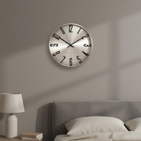 Minimalist Wall Timepiece Noiseless Movement House Decoration Radio Controlled