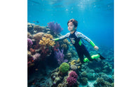 1.5mm Thermal Wetsuit Cold Protection Kids' Full-Piece Wetsuit Single Piece Neoprene Suit 4-Way Stretch for Surfing, Snorkeling