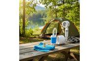 Portable Electric Shower IPX7 Waterproof Bathing Supplies 2 Speed Water Flow