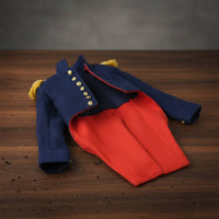 Napoleonic Jacket Model Historically Inspired Design 1/6 Scale Officer Uniform 1/6 Scale Jacket Detailed Reproduction