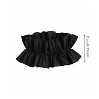 Pleated Neckwear Versatile Overlay Piece Pleated Detachable Neckpiece Easy to Wear Clothing Attachment