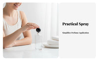 30ml Perfume Spray Bottle Portable Empty Perfume Dispenser Clear Glass Spray Bottle Leak-Resistant 1oz Travel Dispenser