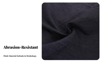 Thickened Material Long Sleeve Denim Smock Stain-Resistant Denim Work Coverall Large Front Pocket for Mechanics, Factory, Workshop