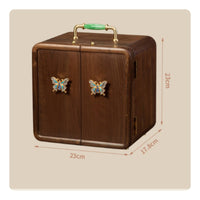Jewelry Cabinet Multi-Compartment Jewelry Box with Drawers Desktop for Dressing Table